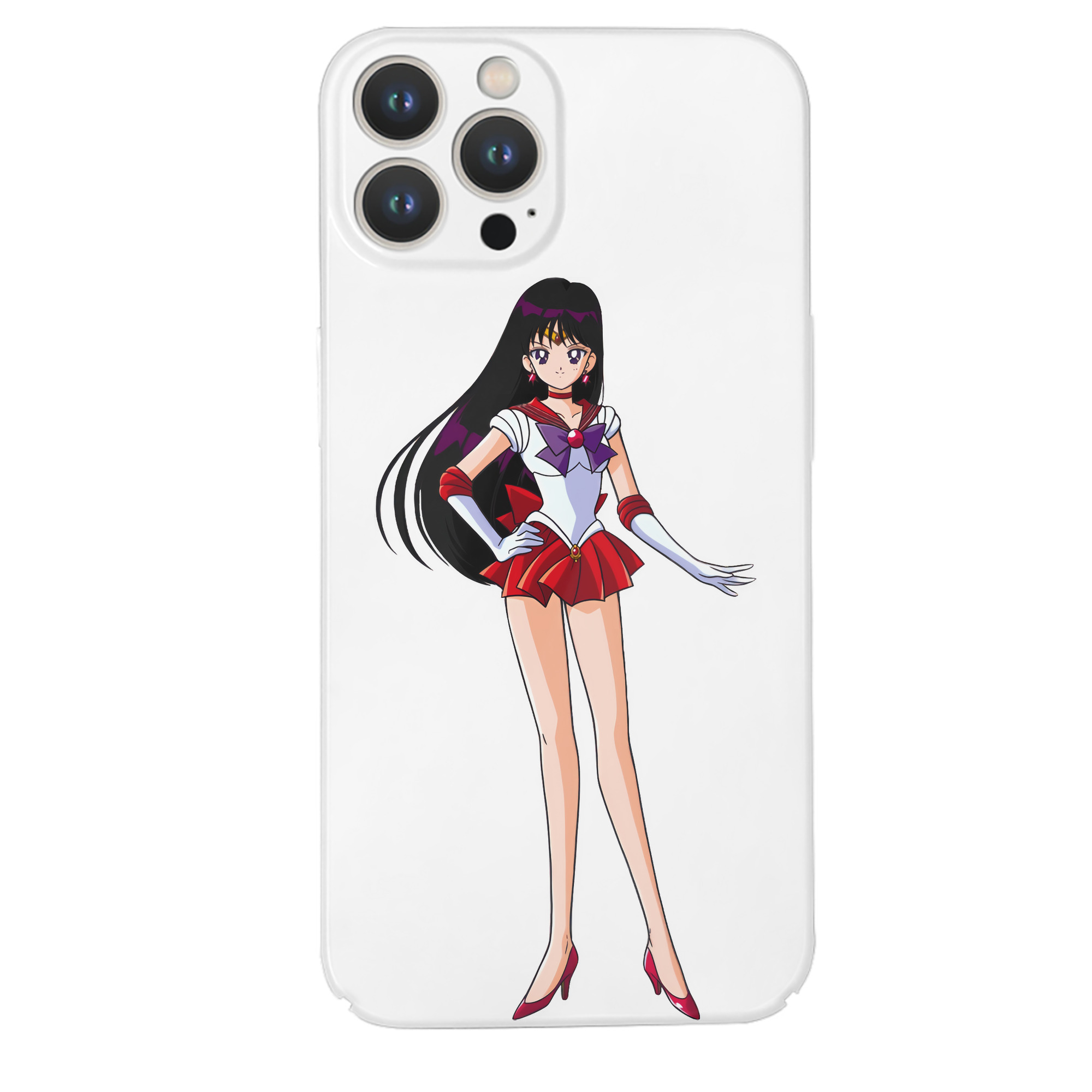 （画像用） 美少女戦士セーラームーン 火野レイ ひの レイ Sailor Moon Hino Rei （セーラーマーズ,Sailor Mars） 【iPhone 14シリーズ対応】ハードケース